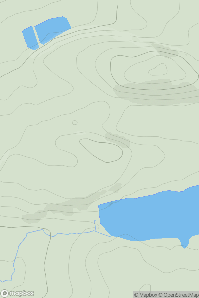 Thumbnail image for Cow Hill [Firth of Forth to the River Tweed] showing contour plot for surrounding peak